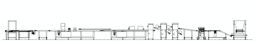 JH1806 Automatic Red Bean Pie Production Line
